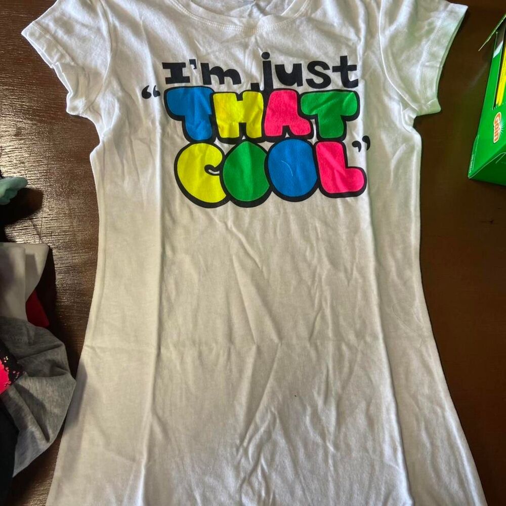 White I'm just "That Cool" T-Shirt